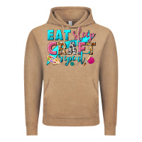 Vintage Coffee eat sleep craft repeat Vintage Hoodie - NancyCooperArtShop