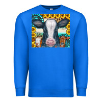 True Royal Cows Gemstone Sunflowers Tumbler Premium Sweatshirt - CowCowDesign