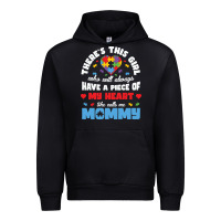 Black lil autism mom Urban Hoodie - CowhideDigitalArt