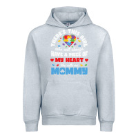 Heather Grey lil autism mom Urban Hoodie - CowhideDigitalArt