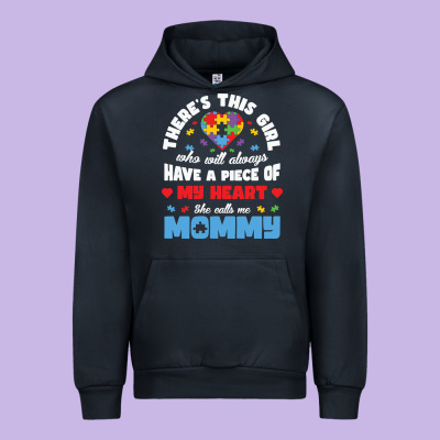 Lil Autism Mom Urban Hoodie Designed By Cowhidedigitalart