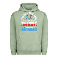 Pigment Oil Green lil autism mom Urban Hoodie - CowhideDigitalArt