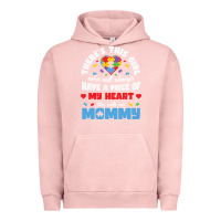 Pigment Salmon lil autism mom Urban Hoodie - CowhideDigitalArt