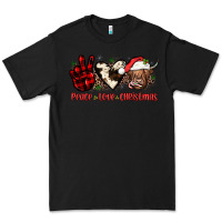 Black peace love christmas Premium Tee - JahusDesignShop