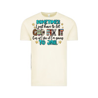 Vintage Arctic sometimes i just have to let god fix it cus if i f Vintage Tee - MaliasSmallBusiness