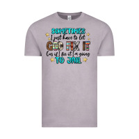 Vintage Zinc sometimes i just have to let god fix it cus if i f Vintage Tee - MaliasSmallBusiness
