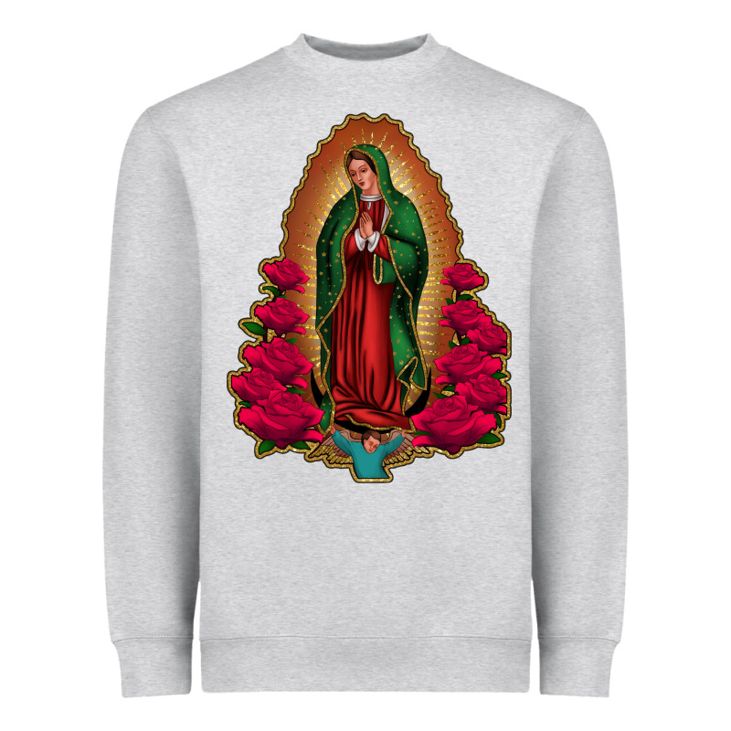 Our Lady Of Guadalupe Heavyweight Sweatshirt by Jasminsmagicworld | Teevron
