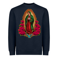 Navy our lady of guadalupe Heavyweight Sweatshirt - Jasminsmagicworld
