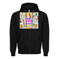 Black let's make pour decisions Zipper Hoodie - TumblerDesignByShophia