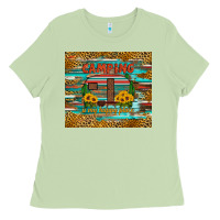 Matcha camping is my happy place Ladies Tee - Artiststas