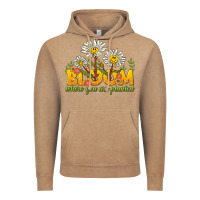 Vintage Coffee bloom where you are planted Vintage Hoodie - NancyCooperArtShop