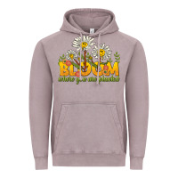Vintage Zinc bloom where you are planted Vintage Hoodie - NancyCooperArtShop