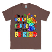 Chestnut in a world where you can be anything be kind Classic Tee - MaliasSmallBusiness