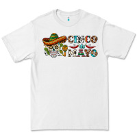 White cinco de mayo skull Premium Tee - BarkalooDesign