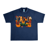 Navy fall vibes Urban Heavy Tee - MaliasSmallBusiness