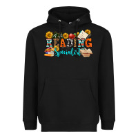 Black reading specialist olivia Heavyweight Hoodie - OliviaCreatesArt