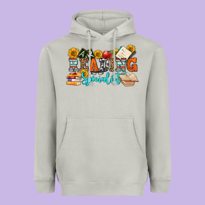 Reading Specialist Olivia Heavyweight Hoodie Designed By Oliviacreatesart