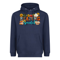 Navy reading specialist olivia Heavyweight Hoodie - OliviaCreatesArt