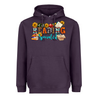Plum reading specialist olivia Heavyweight Hoodie - OliviaCreatesArt