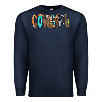 Navy Cowgirl Min Premium Sweatshirt - CowCowDesign