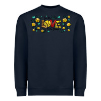 Navy for the love of the game softball Heavyweight Sweatshirt - Jasminsmagicworld