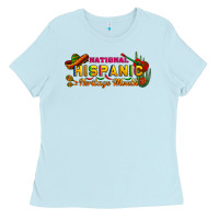 Baby Blue national hispanic heritage month Ladies Tee - BundleAndBundleShop