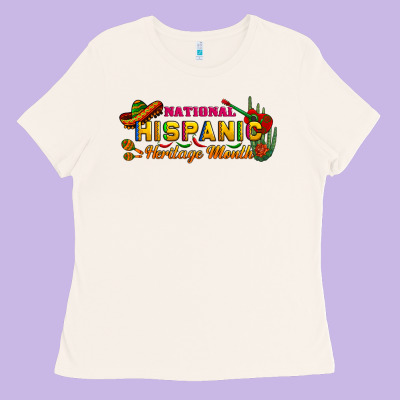 National Hispanic Heritage Month Ladies Tee Designed By Bundleandbundleshop