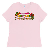 Bubblegum Pink national hispanic heritage month Ladies Tee - BundleAndBundleShop