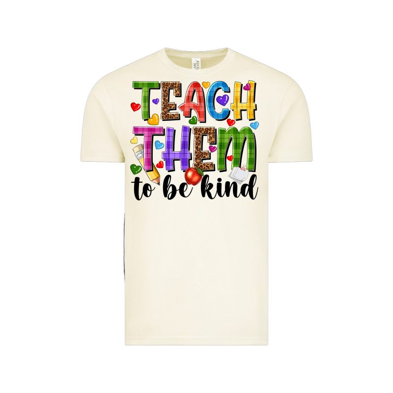 Teach Them To Be Kind Vintage Tee by NancyCooperArtShop | Teevron