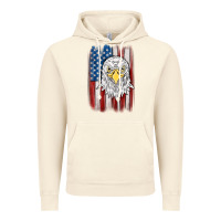 Vintage Artic American flag eagle Vintage Hoodie - MaliasSmallBusiness