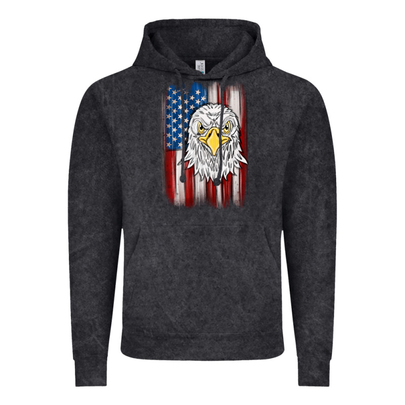American Flag Eagle Vintage Hoodie by MaliasSmallBusiness | Teevron
