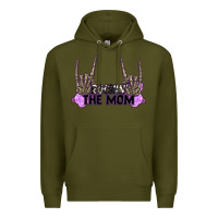 Army Green Rockin' the Mom Premium Hoodie - CowGirlArtShop