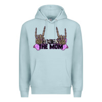Blue Mist Rockin' the Mom Premium Hoodie - CowGirlArtShop