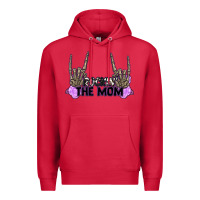 Cardinal Rockin' the Mom Premium Hoodie - CowGirlArtShop