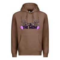 Chestnut Rockin' the Mom Premium Hoodie - CowGirlArtShop