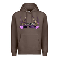 Coffee Rockin' the Mom Premium Hoodie - CowGirlArtShop