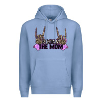 Colony Blue Rockin' the Mom Premium Hoodie - CowGirlArtShop