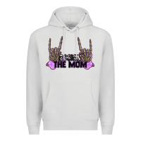 Dove Grey Rockin' the Mom Premium Hoodie - CowGirlArtShop