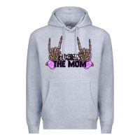 Heather Grey Rockin' the Mom Premium Hoodie - CowGirlArtShop
