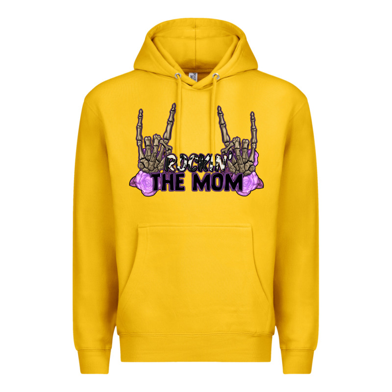 Rockin' The Mom Premium Hoodie by CowGirlArtShop | Teevron