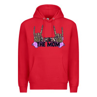 Red Rockin' the Mom Premium Hoodie - CowGirlArtShop