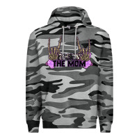 Slate Camo Rockin' the Mom Premium Hoodie - CowGirlArtShop