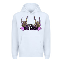 White Rockin' the Mom Premium Hoodie - CowGirlArtShop