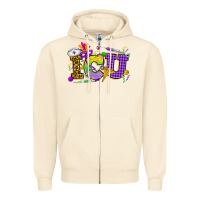 Sandshell Mardi Gras ICU Nurse Zipper Hoodie - HowdyJamesFarm