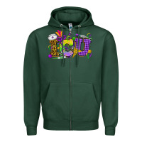 Sports Green Mardi Gras ICU Nurse Zipper Hoodie - HowdyJamesFarm