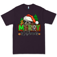 Plum merry slothmas Premium Tee - Jasminsmagicworld