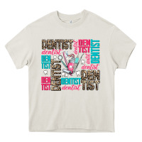 Cream dentist Heavy Core Tee - AdoDesignShop