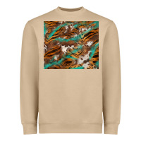 Mushroom tiger cowhide tumbler Heavyweight Sweatshirt - BarkalooDesign