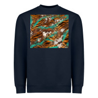 Navy tiger cowhide tumbler Heavyweight Sweatshirt - BarkalooDesign