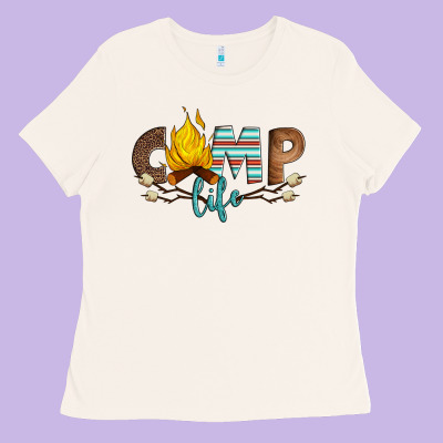 Camp Life Ladies Tee Designed By Artiststas